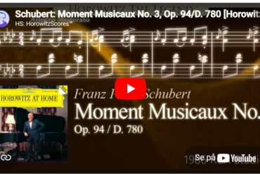 Mellemspil – Schubert: Moment musical nr. 3 i f-moll (utgitt 1828).